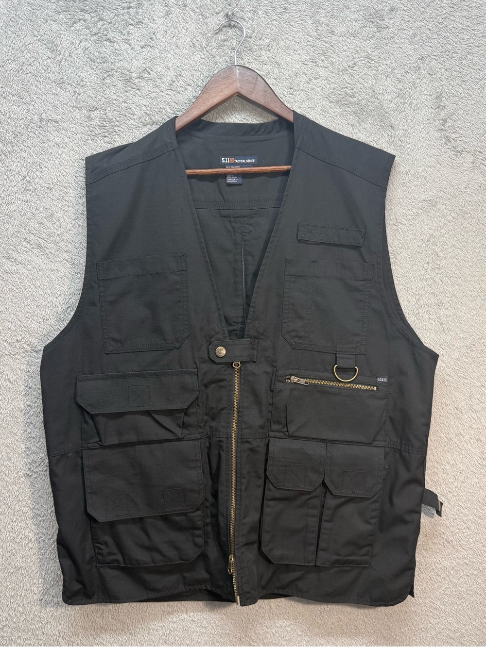 5.11 Tactical Series Taclite Pro Utility Vest Black Multi-Pocket Men's XL